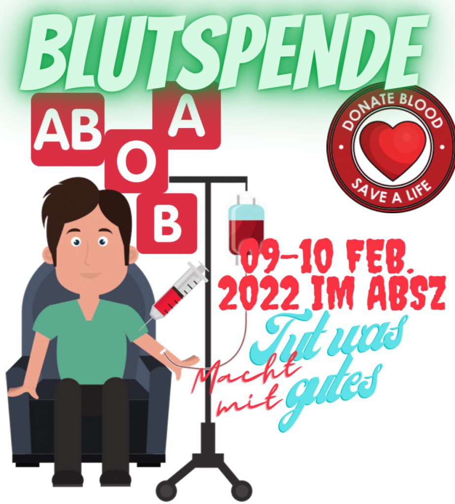 Blutspende am ABSZ/ 09.-10. Februar 2022